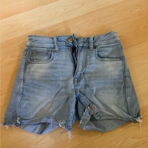 American Eagle Outfitters Light Blue Jean Shorts
